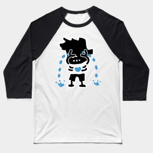 Crying Zombie Boy Baseball T-Shirt